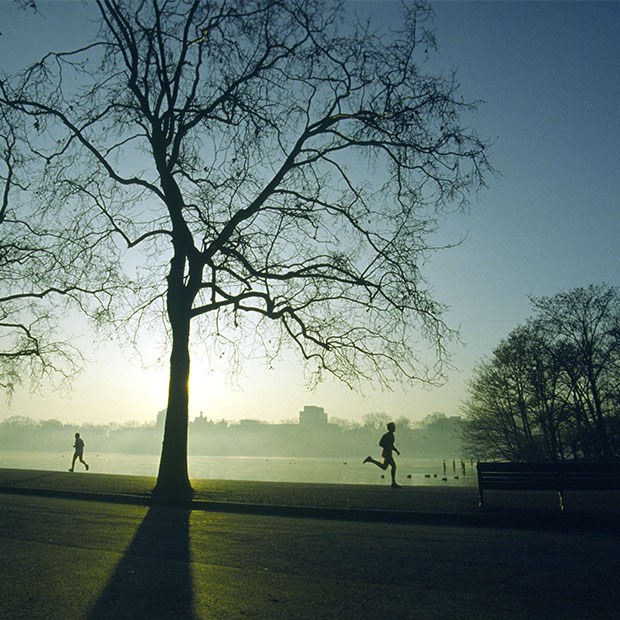 The display of joggers, and people running, through Hyde Park is also one of the activities that is close to The Connaught.