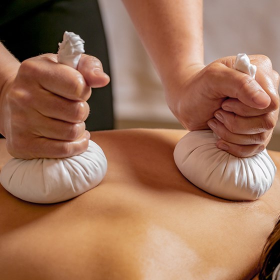 View of a relaxing tailored holistic massage, at Aman Spa in The Connaught.