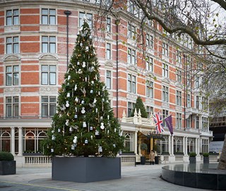 The Christmas tree at The Connaught came from the creative genius Damien Hirst, in 2015.