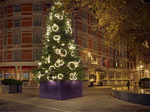 The Connaught Christmas Tree by Dame Rachel Whiteread