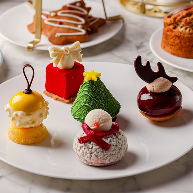 festive afternoon tea cakes