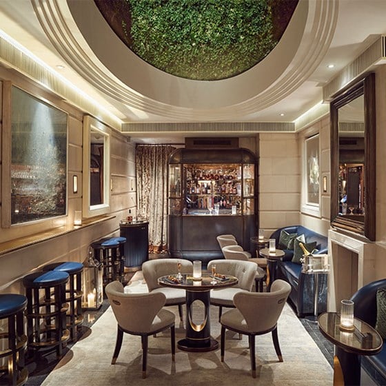 A hidden gem of the London bar scene, at the heart of The Connaught is the Champagne Room.