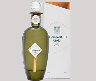 The presentation of Gin in a green bottle, and elegant packaging is the pride of The Connaught Bar.