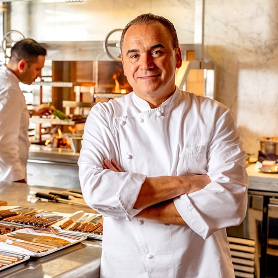 Portrait of Jean-Georges at The Connaught Grill