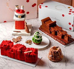 Christmas 23 festive cake selection