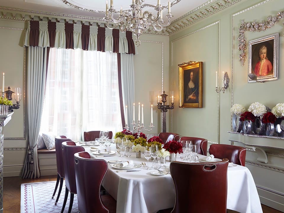 Georgian Room For A Memorable Private Event The Connaught